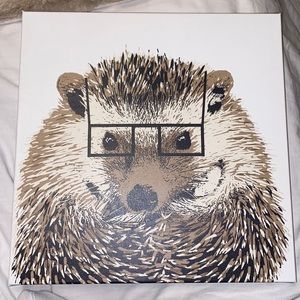 Hedgehog wall decor